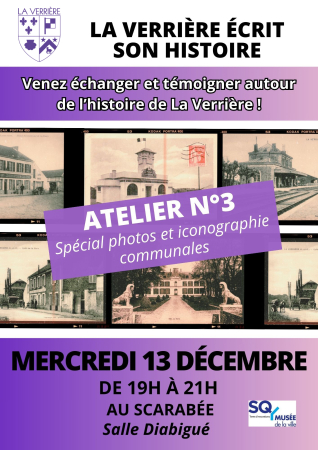 Atelier N°3 : La Verrière écrit son histoire