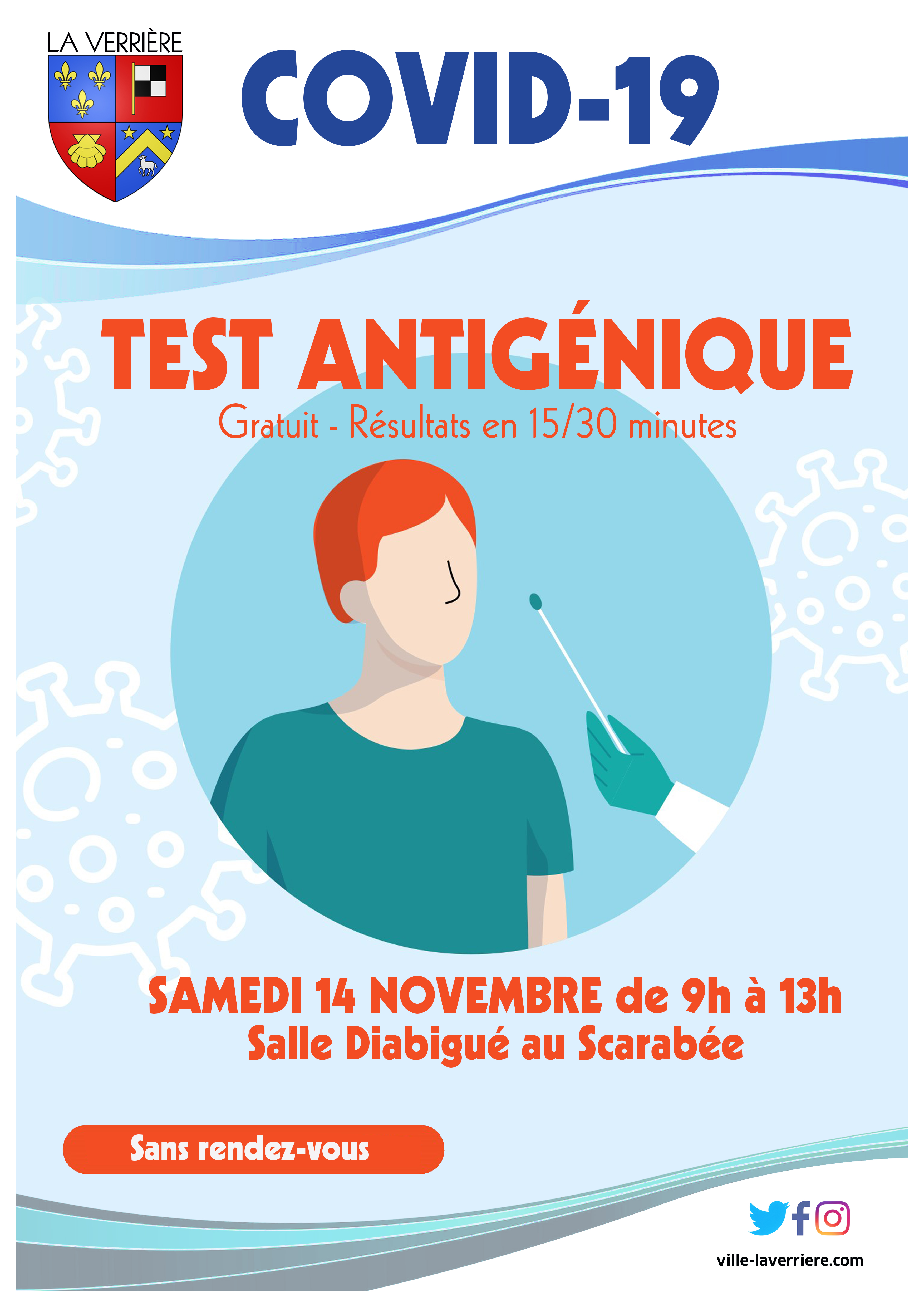 Dépistage COVID-19 : Tests antigéniques