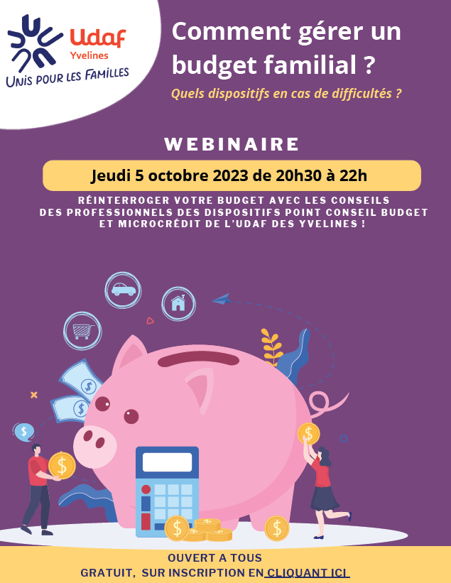 WEBINAIRE « COMMENT GÉRER UN BUDGET FAMILIAL ? »