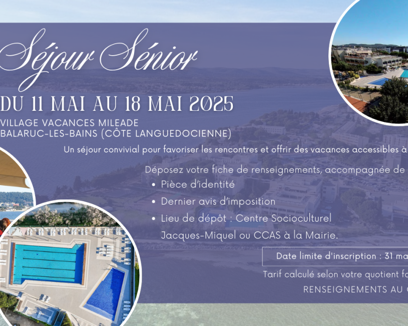 Séjour Sénior