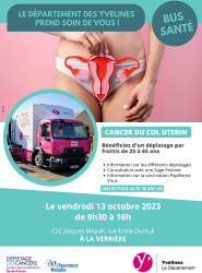 Dépistage cancer col utérus