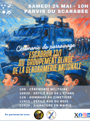Parrainge de l'escadron 13-1 de la gendarmerie mobile de Satory