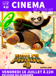 Kung Fu panda 4 cine plein air