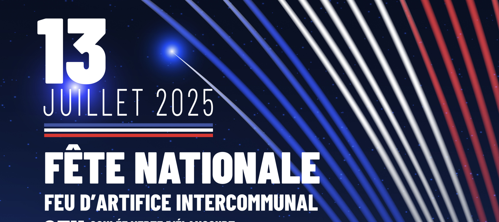 Feu d'artifices du 13 juillet 2025