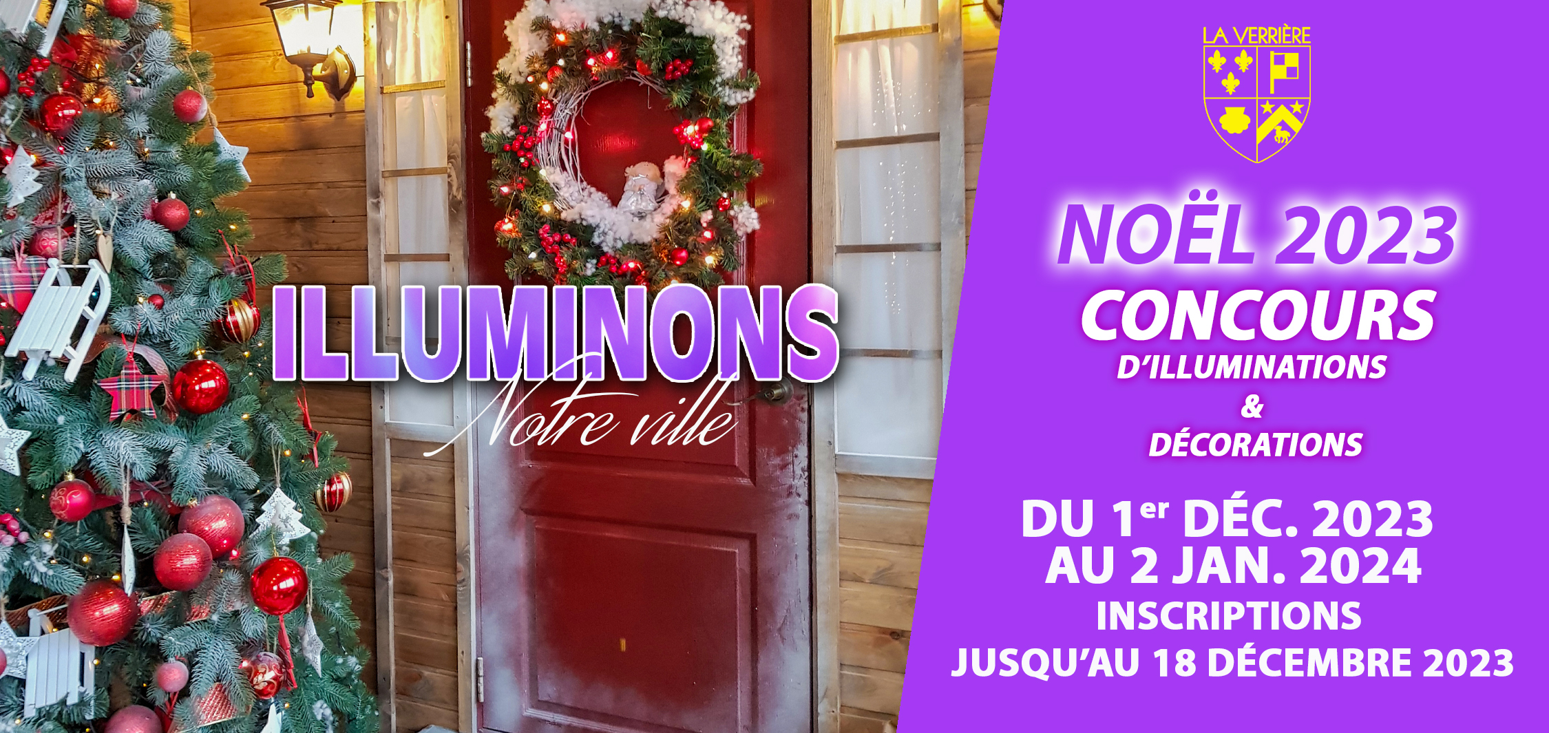 Concours illuminations et décorations de Noël 2023