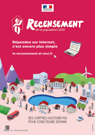 affiche officiel du recensement