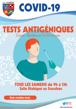 Affiche Tests antigéniques