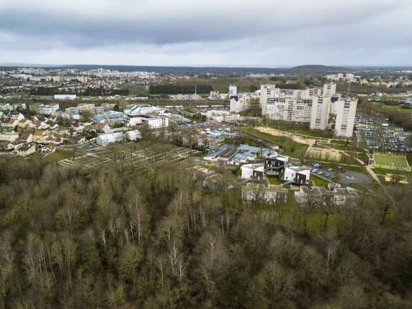 Vue aérienne La Verrière