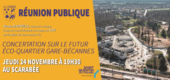 Réunion publique projet Gare - Bécannes