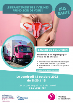 Dépistage cancer col utérus