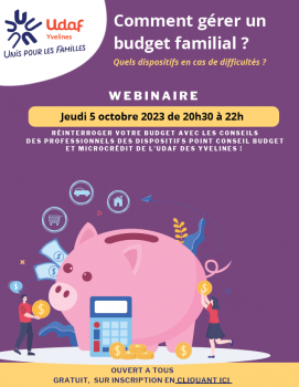 webinaire Gestion Budget Famille CCAS Social