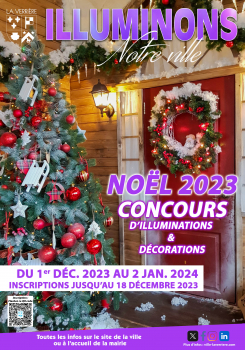 Concours illuminations et décorations de Noël 2023