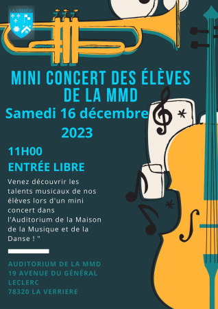 Mini concert MMD 16 décembre