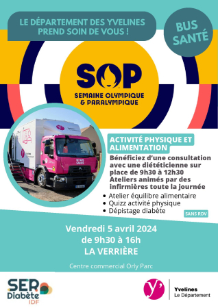 Bus Santé spécial Activité physique et alimentation