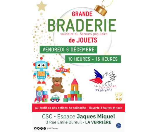 Grande Braderie de Jouets Solidaire