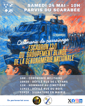 Parrainge de l'escadron 13-1 de la gendarmerie mobile de Satory