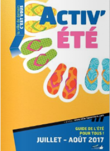 Couverture - Activ'été - Guide de l'été 2017