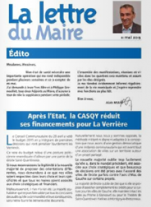 Couverture - Lettre du Maire - mai 2015
