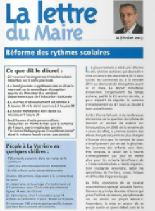 Couverture - Lettre du maire - février 2013