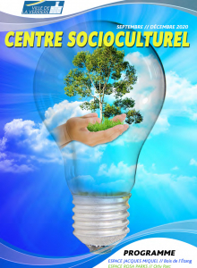 Plaquette Centre socioculturel