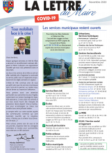 Lettre du Maire - COVID19 - Confinement