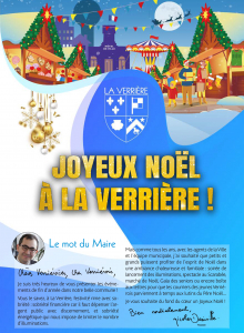 Plaquette des festivités de Noël