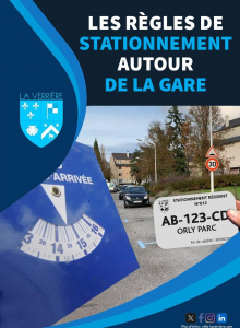 Plaquette stationnement autour de la gare