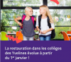 Affiche des inscriptions à la restauration des collégiens