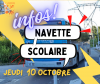 info navette scolaire 10 octobre